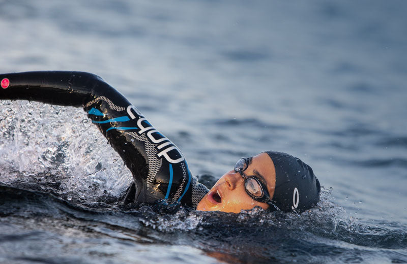 Entry-level and advanced wetsuits for triathlons and open water swimming