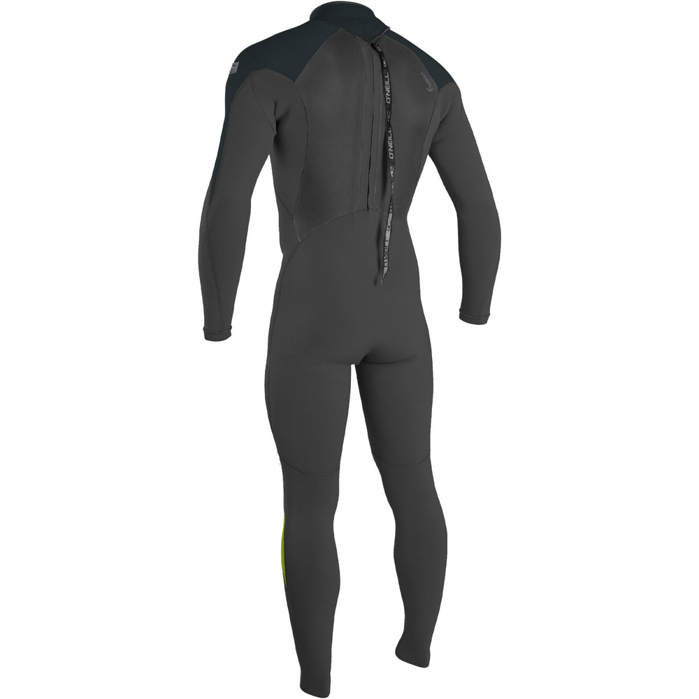 O'Neill Epic 3/2mm Men's BZ Full Wetsuit - Black/ Gunmetal/ Dayglo - 4211B