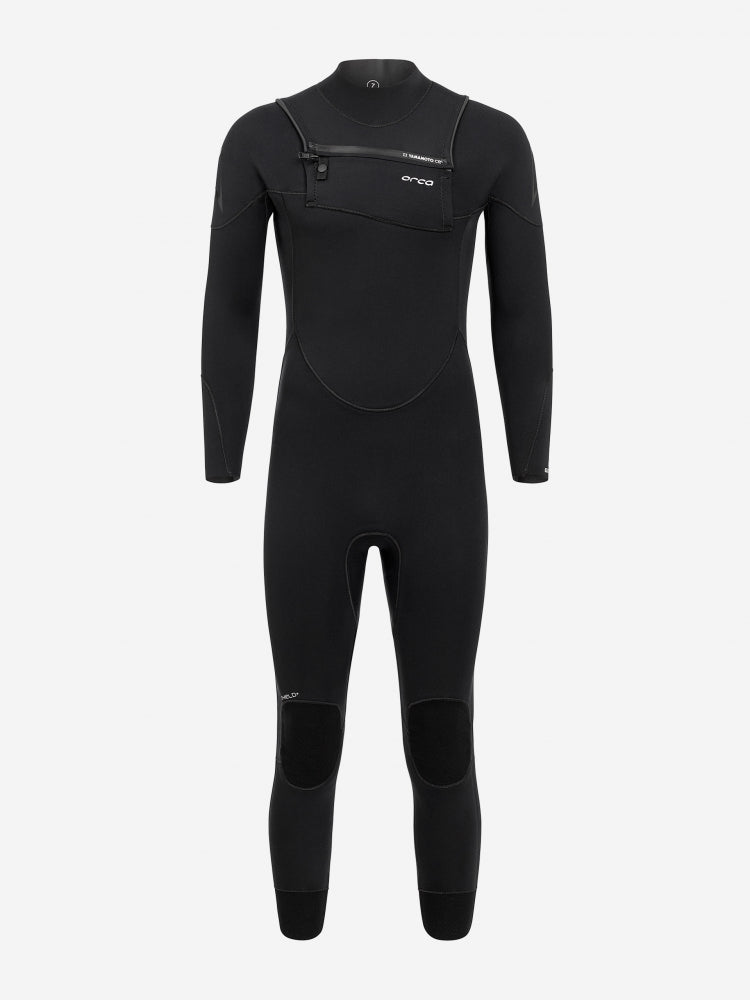 Orca Tango Men's 3/2mm Full Surf Front Zip Wetsuit - Black