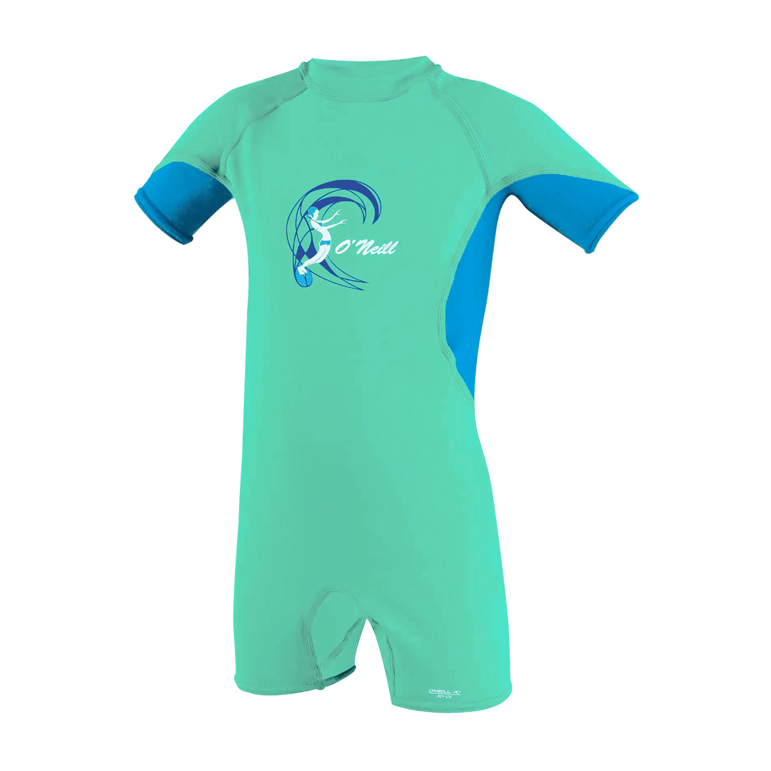 O'Neill Toddler O'Zone UV Spring Suit - Girls - Light Aqua/Sky/White - 5298G