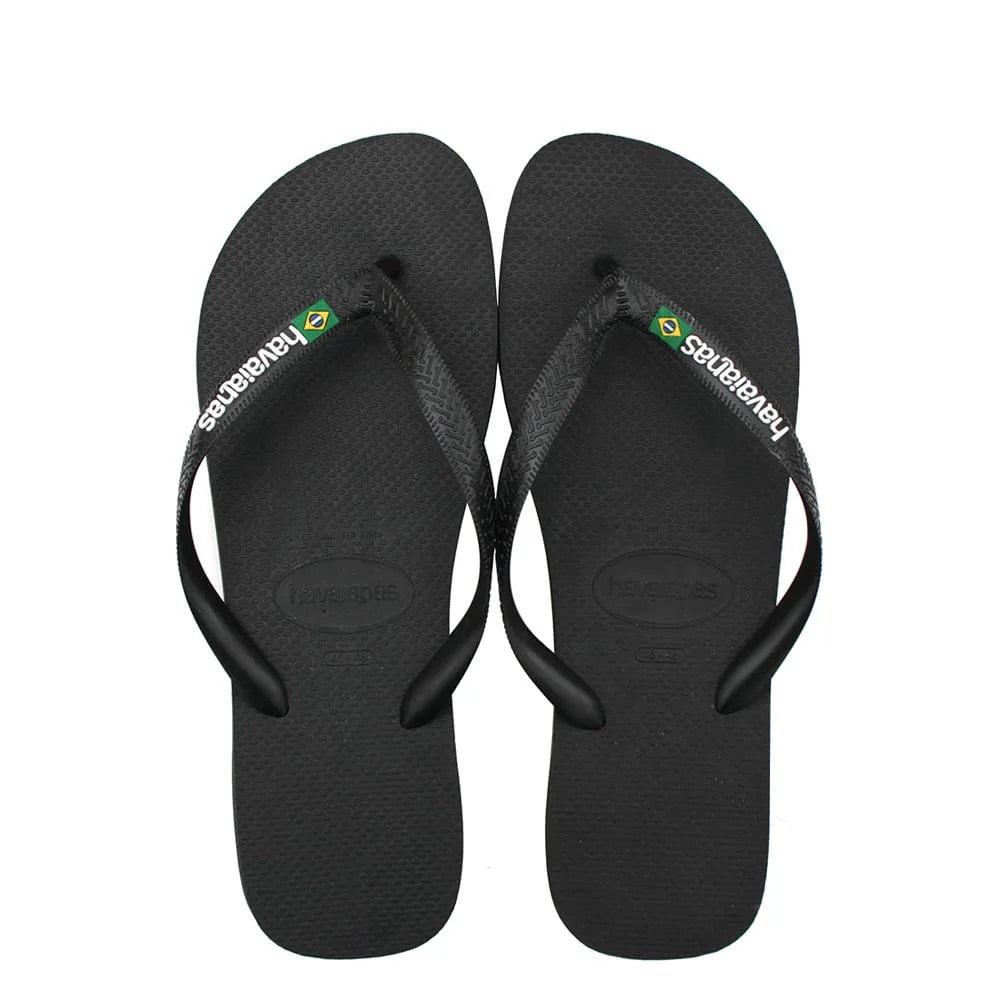 Havaianas Brasil Logo flip-flops - Black/White