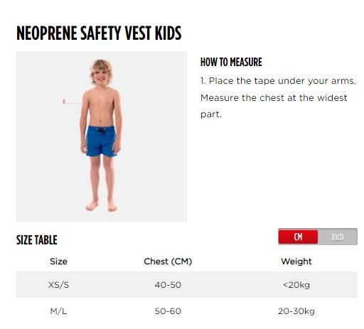 Jobe Neoprene Safety Life Vest - Kids