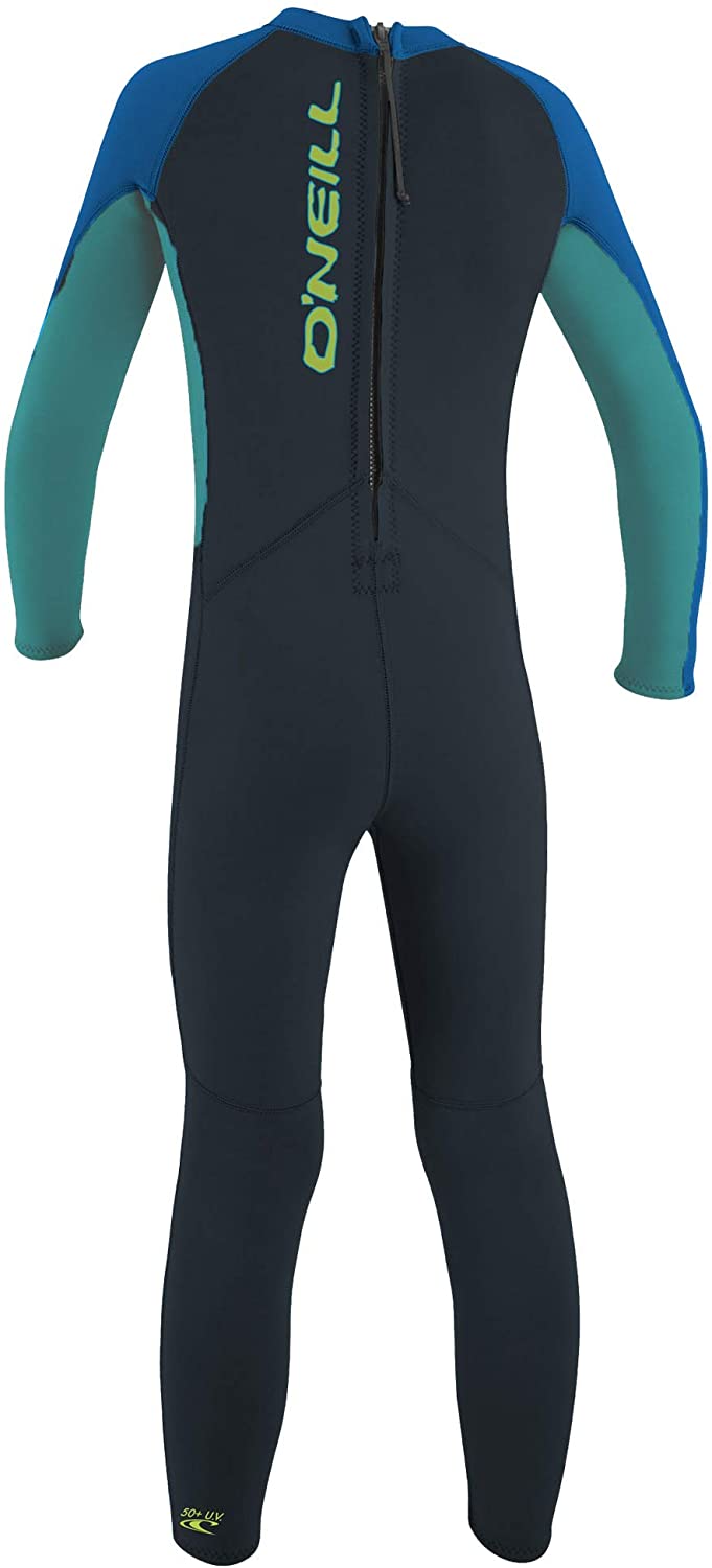 O'Neill Toddler Reactor-2 BZ 2mm Full Wetsuit - Slate/Aqua/Ocean - Boys - 4868