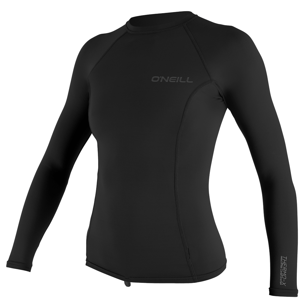 O'Neill Women's Thermo-X Long Sleeve Thermal Top - Black - 5025