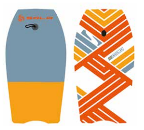Sola REVOLVER Body Board - Grey/Orange 2022