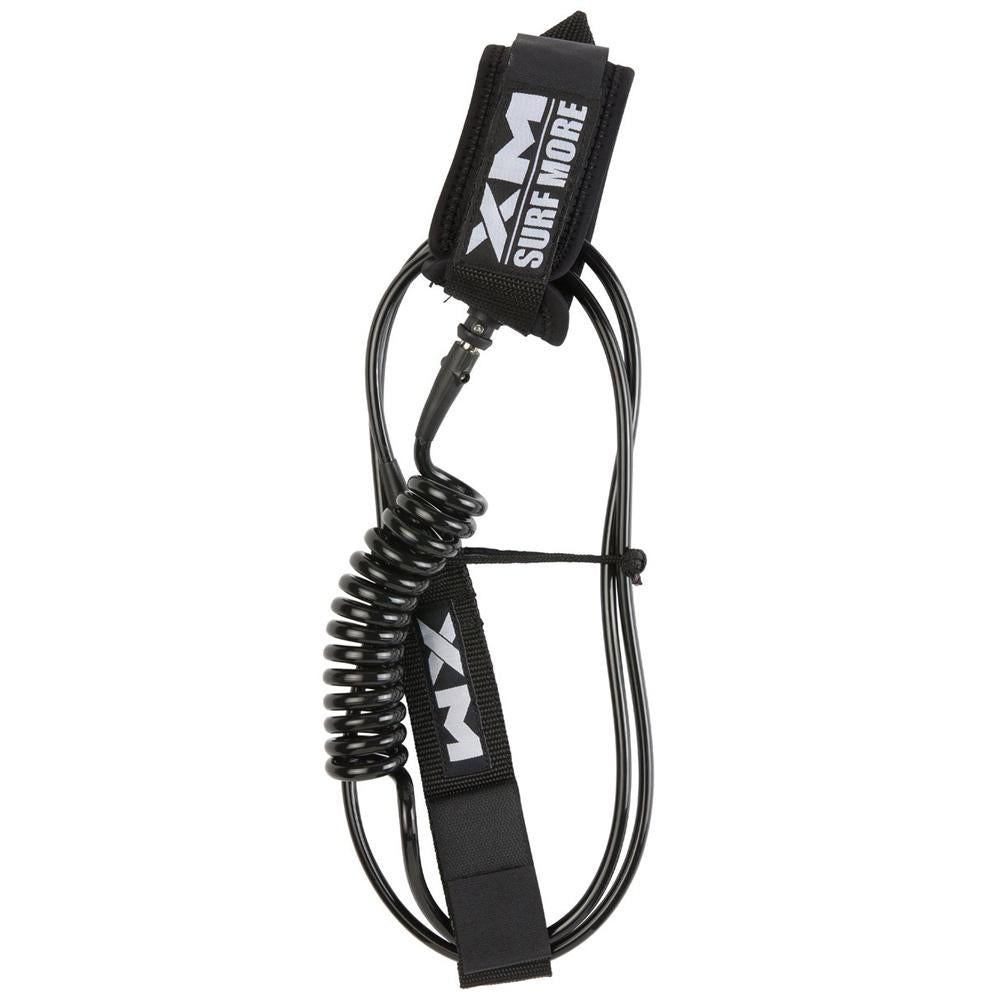 XM | Surf More - Hybrid SUP Coil Leash - 10ft