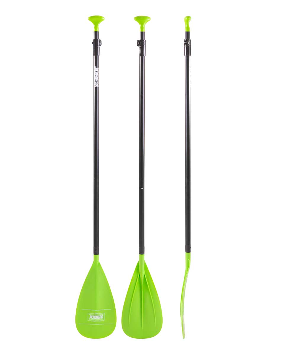 Jobe Aluminium 3-piece Stand Up Paddle Board Paddle - Lime