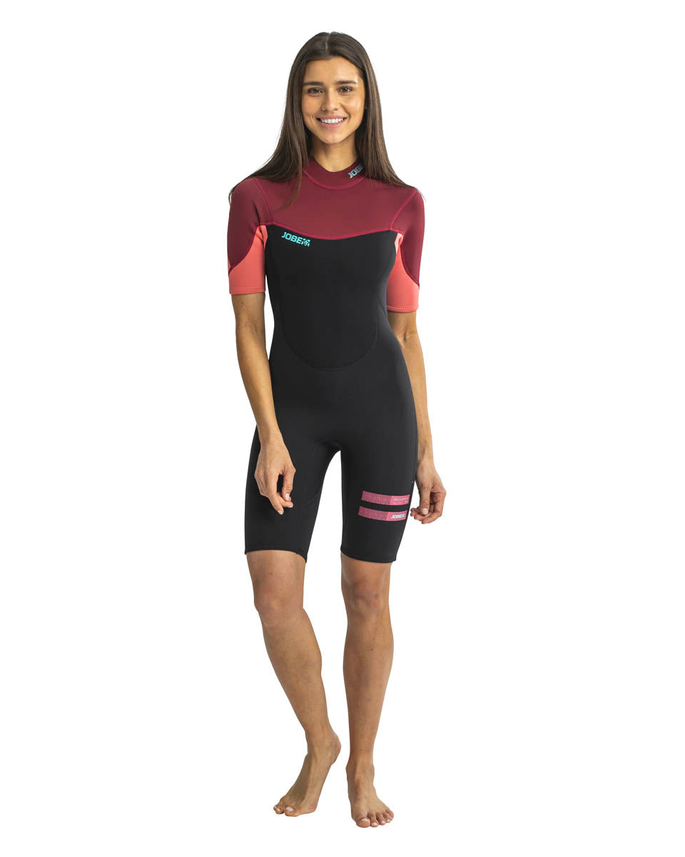 Jobe Sofia Women's 3/2mm Shorty Wetsuit - Rose Pink