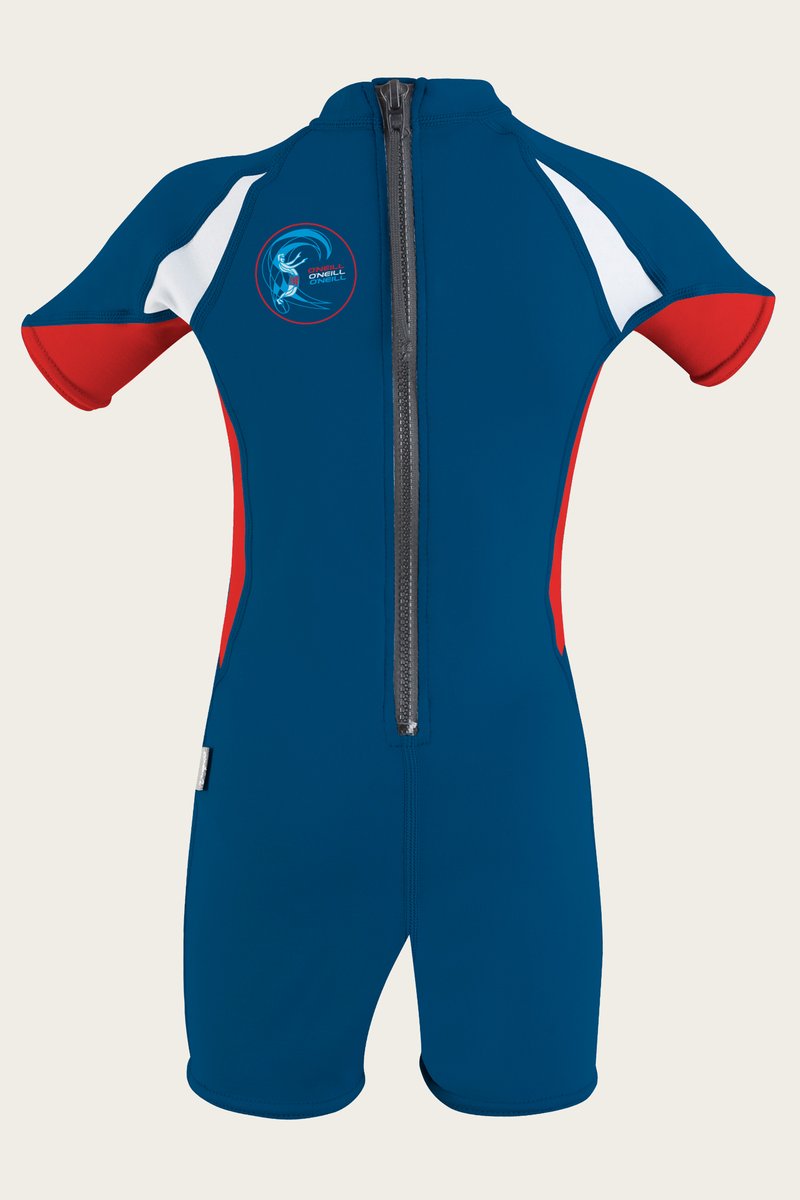 O'Neill Toddler O'Zone UV Sunsuit - Boys - Deepsea/Red/White - 5298B