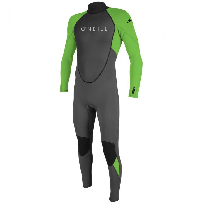 O'Neill Reactor-2 Back Zip 3/2mm Men's Full Wetsuit - Graphite/Dayglo - 5040