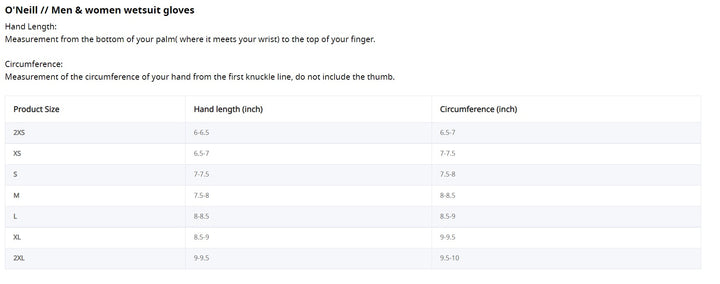 O'Neill Epic 2mm Double Lined Gloves - 2230