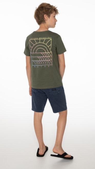 Protest BILLY JR Kid's T-Shirt - Spruce