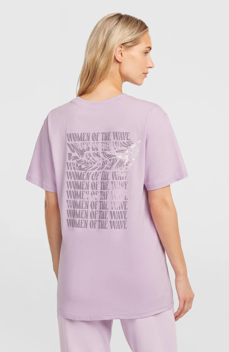 O’Neill Woman Of The Wave T-Shirt -Pale Lavender