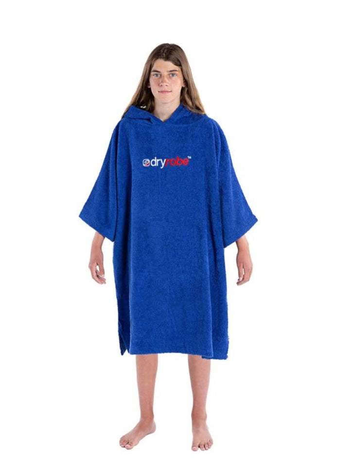 Dryrobe Kids Organic Cotton Towel Changing Robe - Royal Blue