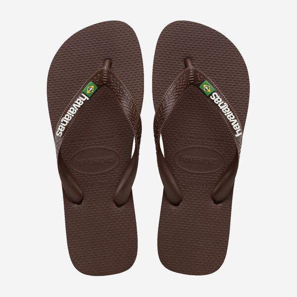 Havaianas Brasil Logo - Black/Black