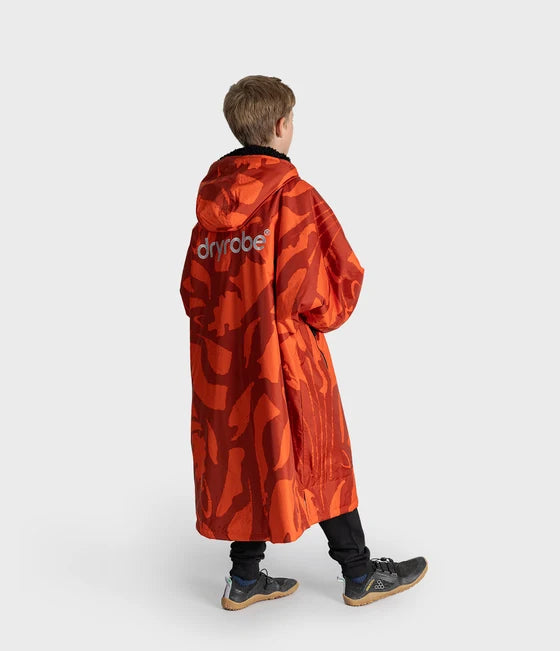 Dryrobe Kids Advance Long Sleeve Changing Robe - Mosaic Palm