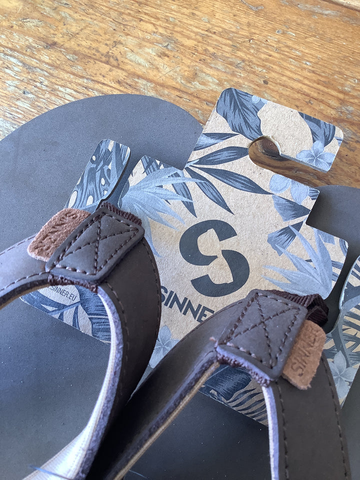 Sinner Mens Roko Sandals- Brown
