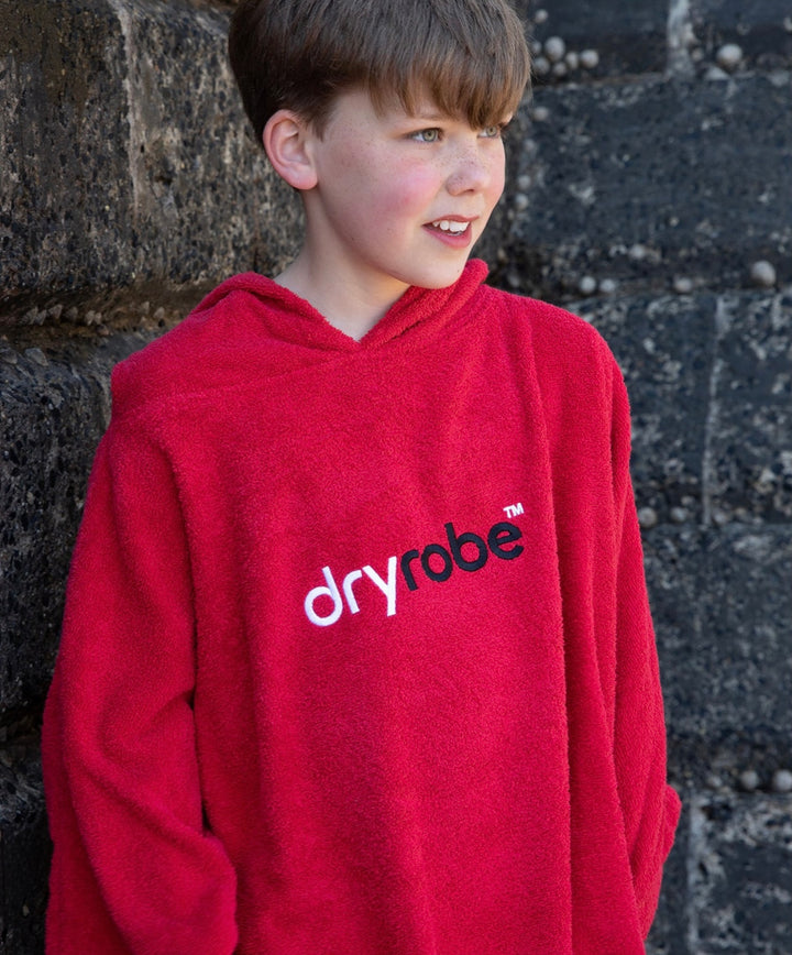 Dryrobe Kids Organic Towel - Red