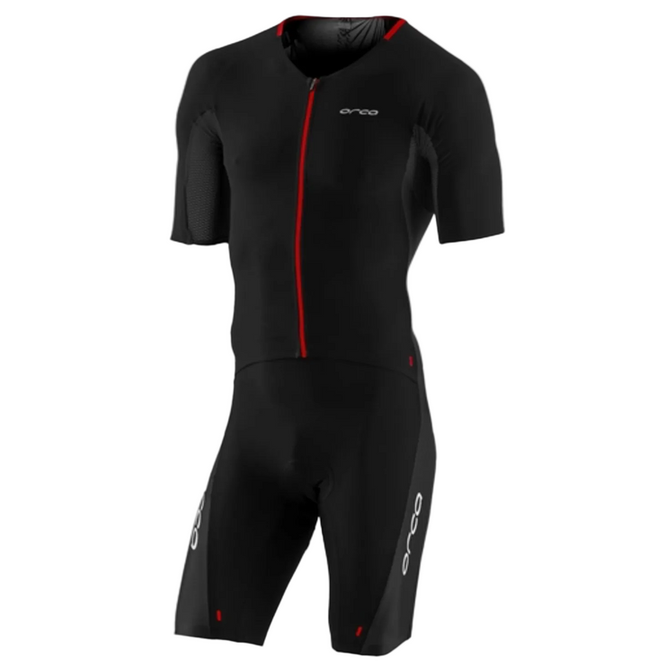 Orca Athlex Aero 226 Kompress Race Suit Men Trisuit - Orange/ Black