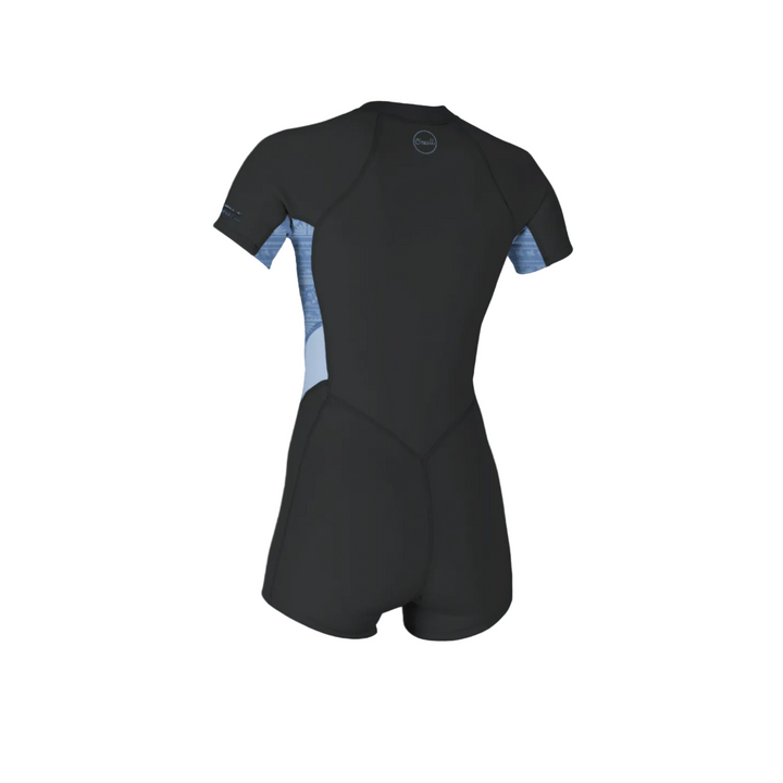 O'Neill Bahia 2/1mm Women's Front Zip Shorty Wetsuit - Surf Abstract