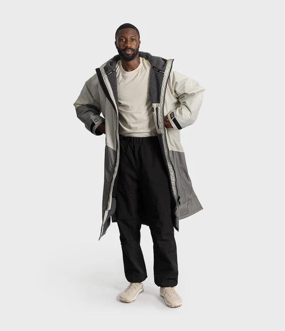 Dryrobe Advance Long Sleeve Changing Robe - Stone