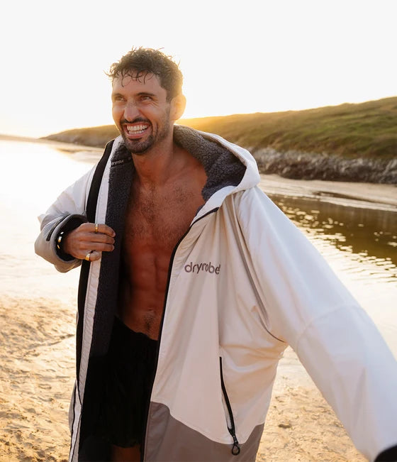 Dryrobe Advance Long Sleeve Changing Robe - Stone