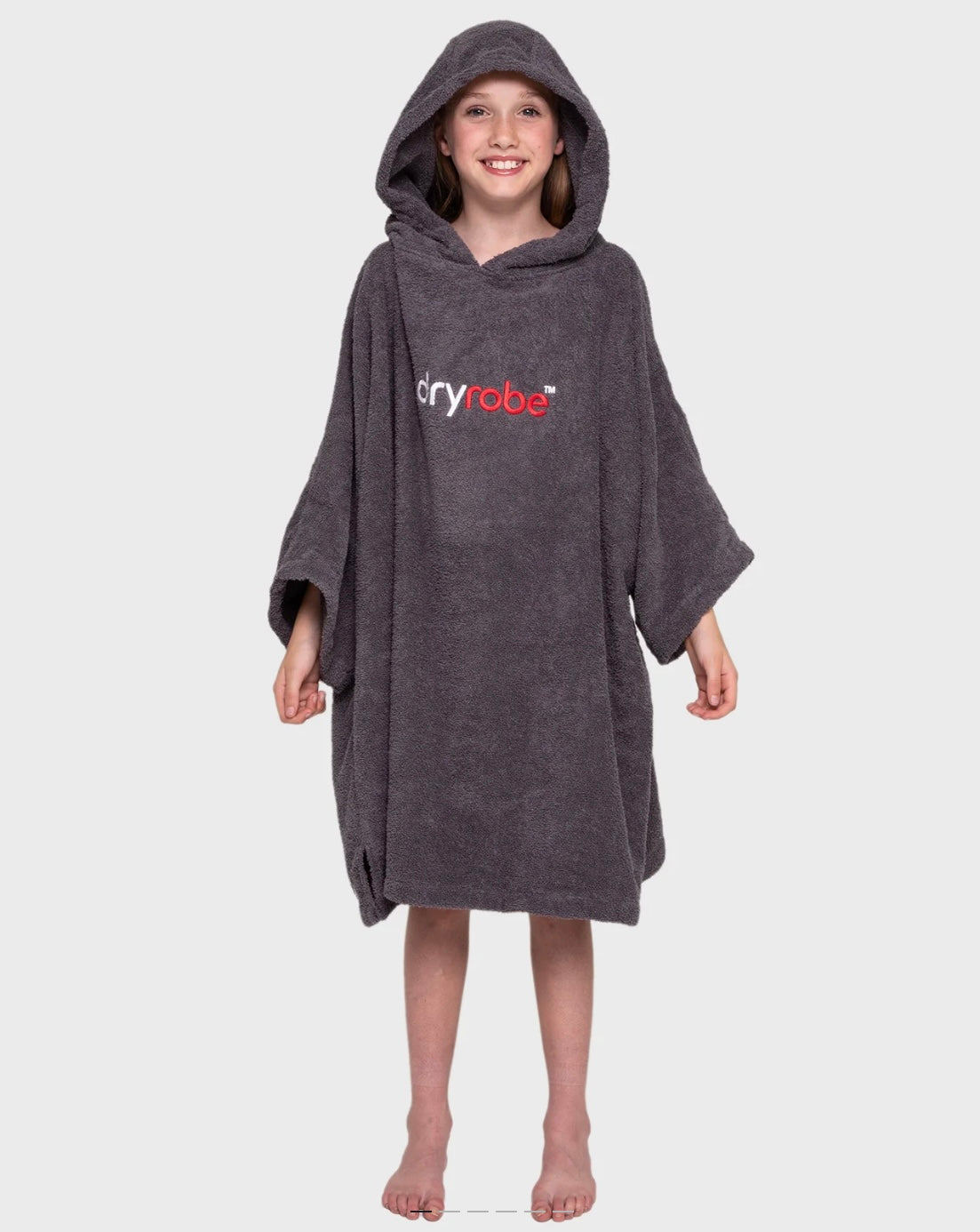Dryrobe Kids Organic Towel - Slate Grey – Brighton Watersports