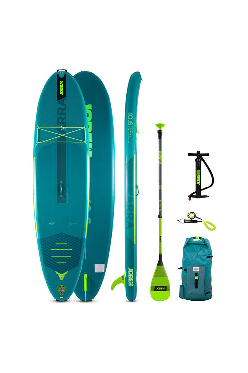 Jobe AERO YARRA 10'6 Inflatable Stand Up Paddleboard Package - Teal
