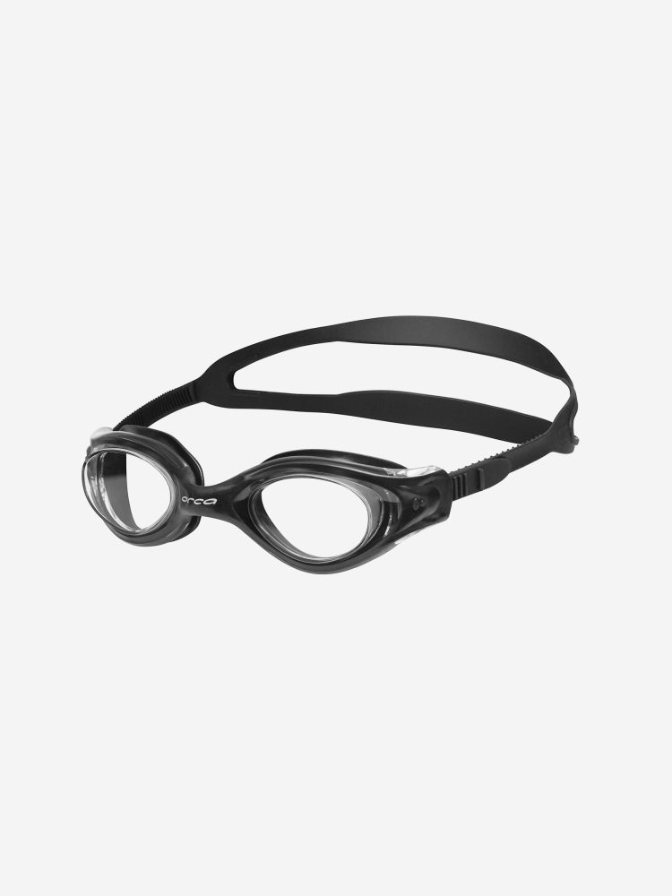 Orca Killa Vision Swim Goggles - Medium Fit - Clear Lens/ Black Frame