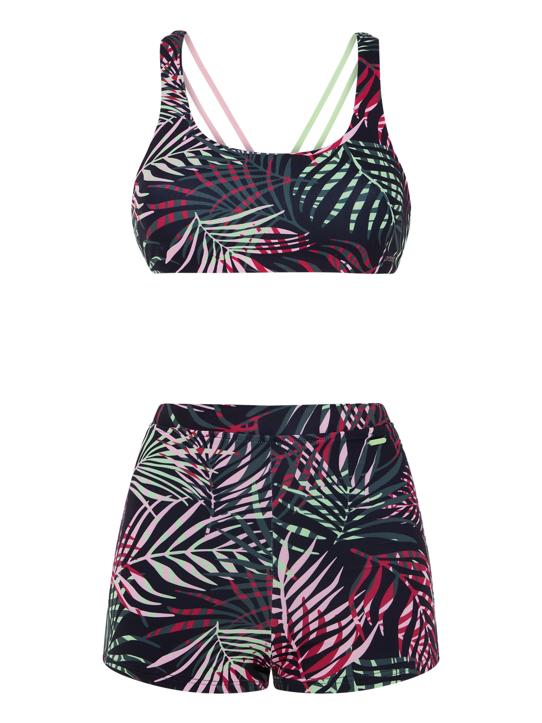 Protest PRTBETSY Surf bikini -  Leaf Pattern Pink