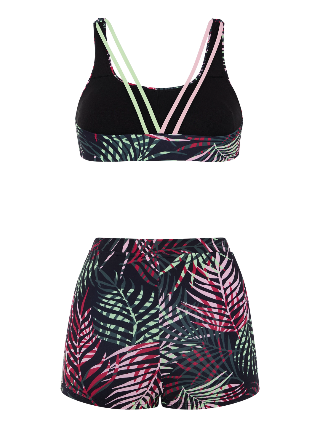 Protest PRTBETSY Surf bikini -  Leaf Pattern Pink