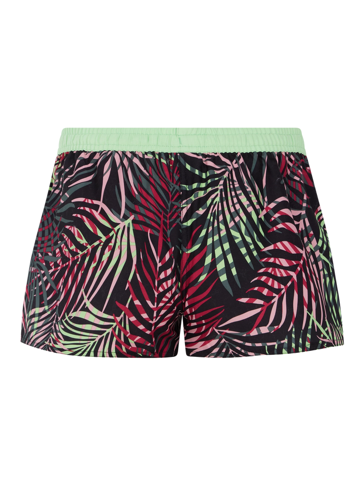 Protest PRTSPY Women's Swim/ Beach Shorts - Pillow Pink Leaf Pattern