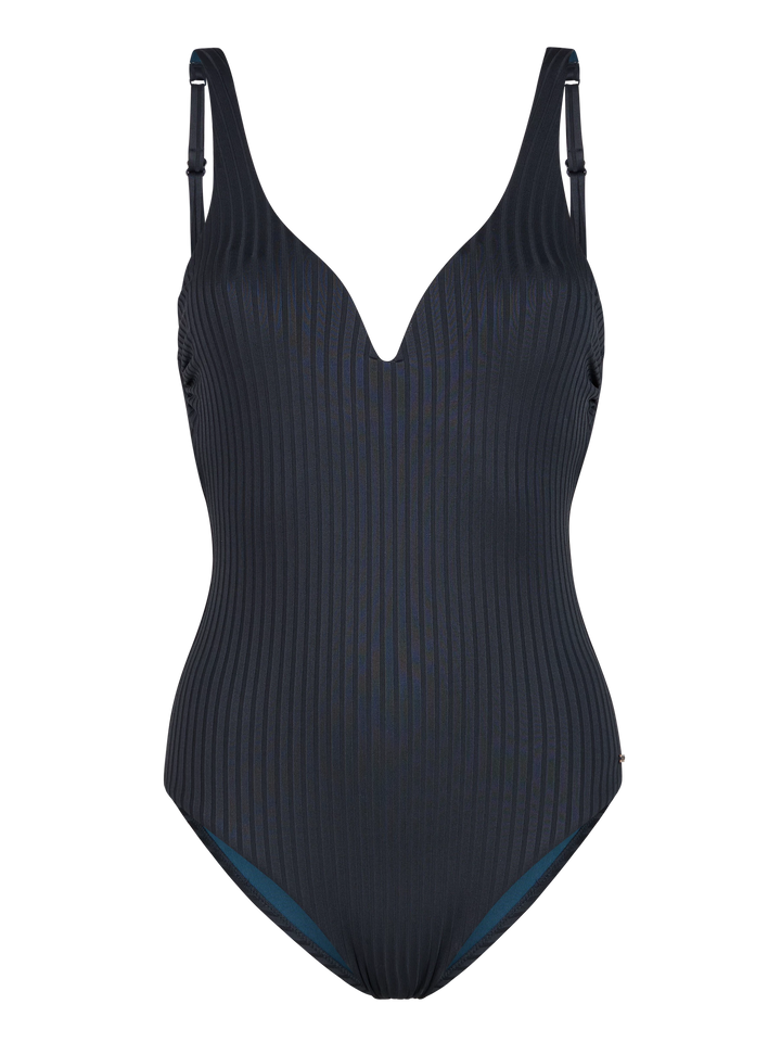 Protest PRTBOWLI Striped Women's 1-Piece Swimsuit