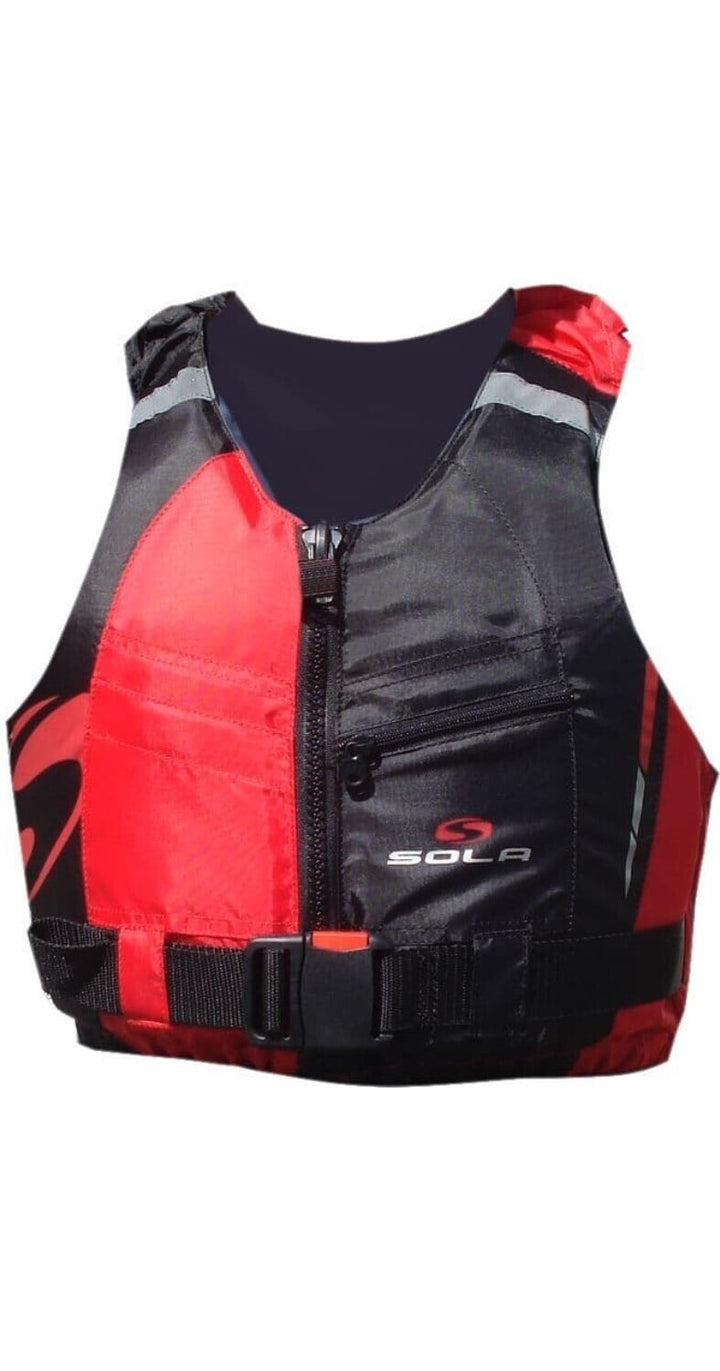 Sola Frenzy Front Zipper Buoyancy Aid - Red - A0914