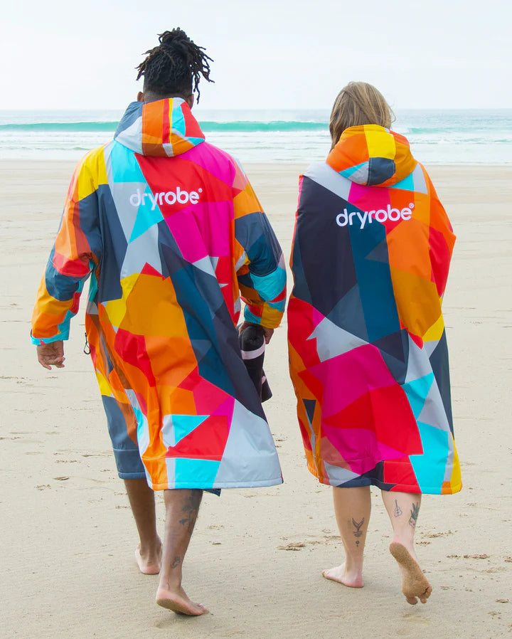 dryrobe Advance Long Sleeve Changing Robe - Abstract