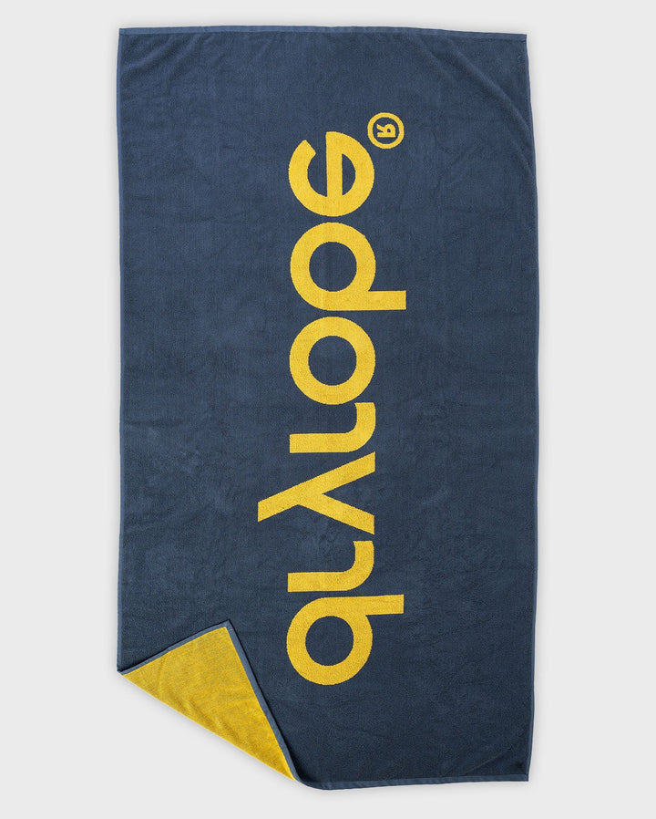 Dryrobe Beach Towel - Yellow/ Charcoal Grey