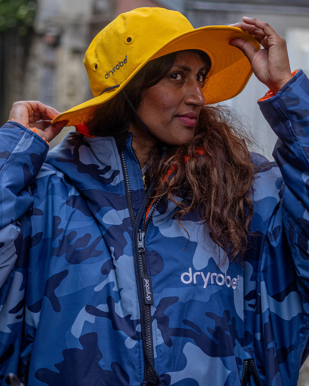 Dryrobe Quick Dry Brimmed Hat Yellow Brighton Watersports