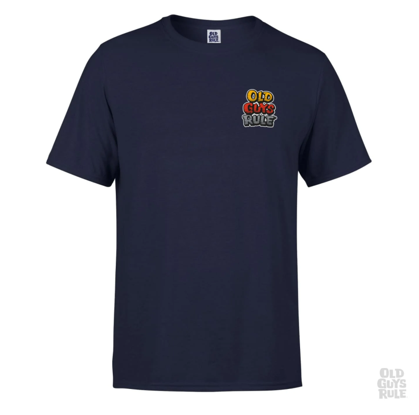 Old Guys Rule - 'Good Vibrations’ T-shirt - Navy