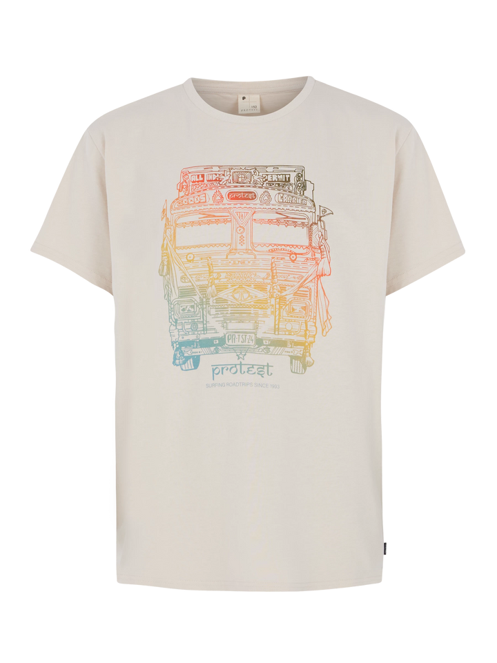 Protest PRTBANNER JR Kid's T-Shirt - KitOffWhite