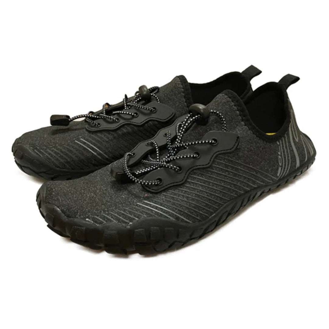 Sola Active Shoe - Black/Marl, Quick-Drying Neoprene with Removable Cushioned Insole