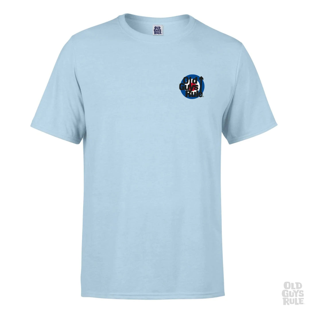 Old Guys Rule - 'Talkin About My Generation’ Brighton Pier T-shirt - Sky Blue
