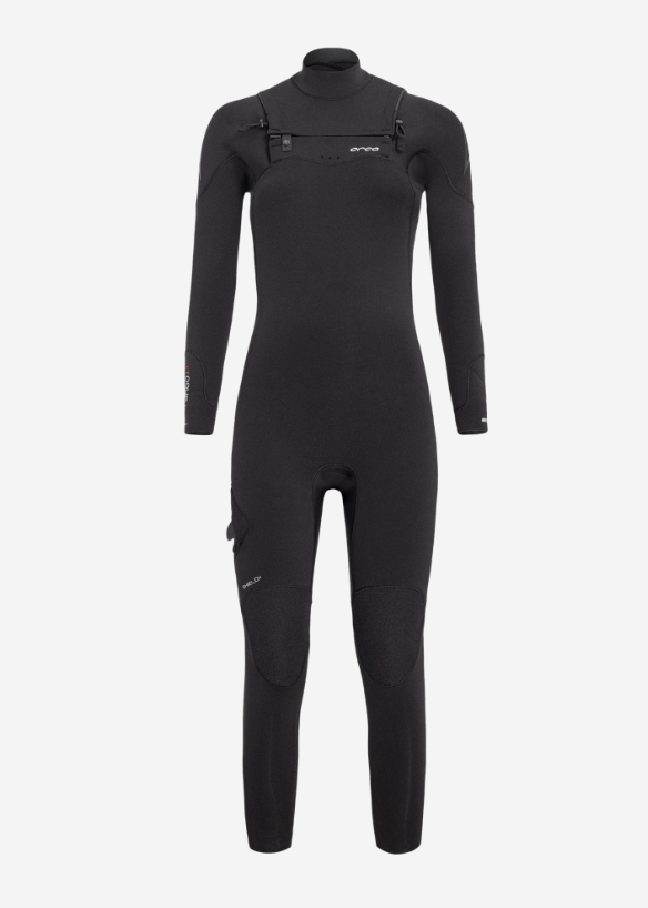 Orca Tango Women's 4/3mm Full Surf Front Zip Wetsuit - Black