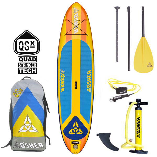 O'Shea 10'2" QSx iSUP Inflatable Stand Up Paddleboard Package - Orange - 2022