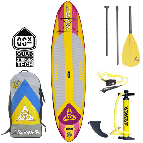 O'Shea 10'2" QSx iSUP Inflatable Stand Up Paddleboard Package - Pink - 2022