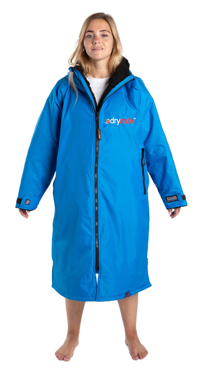 Dryrobe Long Sleeve Changing Robe - Cobalt Blue/ Black – Brighton ...