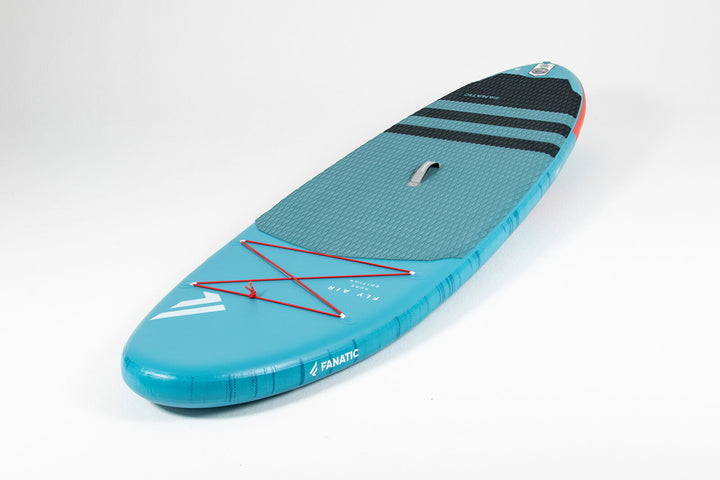 Fanatic Fly Air Pure (blue) 9'8" iSUP Inflatable Stand Up Paddleboard Package