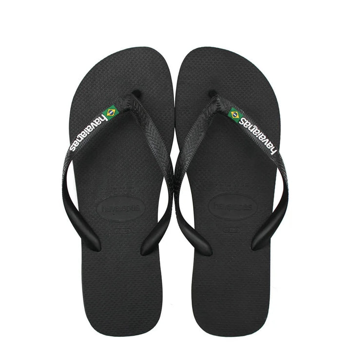 Havaianas Brasil Logo flip-flops - Black/White
