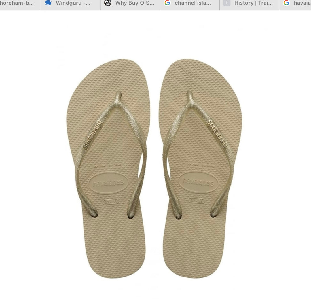 Havaianas Slim Logo Metallic