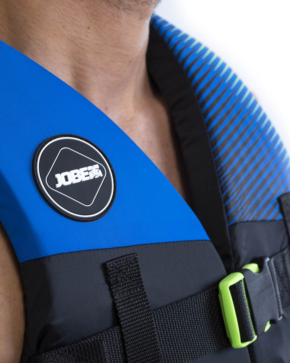 Jobe 4 Buckle Life Vest Buoyancy Aid - Blue and Lime