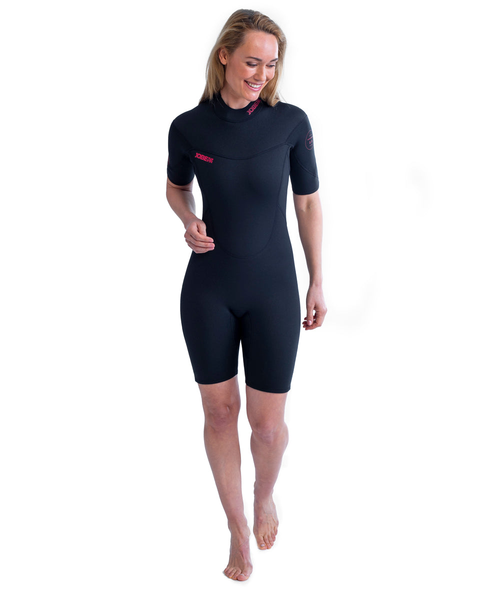 Jobe SAVANNAH 2mm Women's Shorty Wetsuit - Black